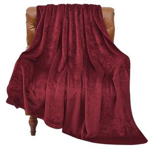 lot 11170 image: BEDELITE Fleece Blanket Twin Size Burgundy Throw Blankets for Couch & Bed, Luxury Plush Cozy Fuzzy Blanket 60x80 inches, Super Soft Warm Lightweight Throw Blanket for Travel Camping