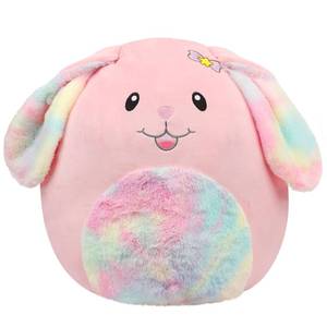 lot 11191 image: Mushymallow 20-Inch Bunny Large Rabbit Plush Pillow with Rainbow Belly Soft Jumbo Bunny Plush Toy Giant Cute Hugging Stuffed Animal Birthday Easter Gifts for Kids Adults