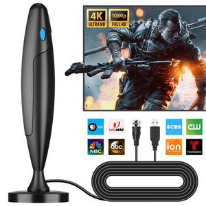 lot 12018 image: TV Antenna Indoor,Antenna for Smart TV for Long Range Reception and All SmartOld TVs, HD Digital Antenna with Amplifier Signal Booster for Local Channels,Supports 4K 1080p