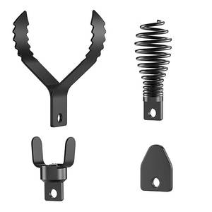 lot 12030 image: 4-Piece Drain Snake Attachment Replacement Cutters-Boring Bulb Cutter,C-Cutter,Spade Cutter,Arrow Cutter-Compatible with 50FT-100FT Drain Snake for 1-4�� Pipe
