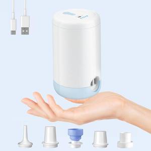 lot 12035 image: RovPool Electric Air Pump for Inflatables,Portable Air Pump with 5 Nozzles,Mini Air Pump with 1500mAh Battery,4kPa Quick-Fill Air Mattress Pump,Inflator Deflator Air Pumps for Pool Floats,Sleeping Pad