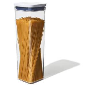 lot 12101 image: OXO Good Grips POP Container - Airtight Food Storage - Small Square Tall 2.3 Qt Ideal for spaghetti, linguini and lasagna