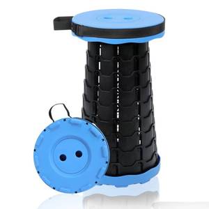 lot 13052 image: VOLIXOD Foldable Telescoping Stool Portable, Retractable Stool for Adults, Upgraded Collapsible Folding Seats with Load Capacity 550lbs, Camping Stools for Adults