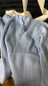 lot 14143 image: Knit sweater maxi Dress color blue size large