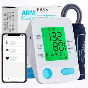 lot 14195 image: Blood Pressure Monitor PickTalk Upper Arm Blood Pressure Monitors for Home Use - Adjustable Blood Pressure Cuff 9-17 in - Bluetooth Enabled-Large Backlit Display - Stores 2x99 Readings