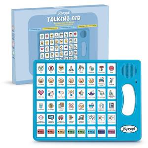 lot 14212 image: Joyreal AAC Device for Autism, Non Verbal Communication Tools for Speech Therapy & Stroke Rehab. Communication Tablet, Autism Talking Aids with 8 Programmable Buttons & Adjustable Volume