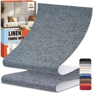 lot 14287 image: Linen Fabric Repair Tape 4.7x63 Inch, Self Adhesive Couch Patch Repair Fabric Tape for Furniture, Linen Patch Kit for Couch, Carpet, Upholstery, Chair, Sofa, Cushion, Bag (Medium Grey)