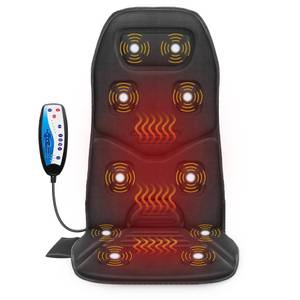 lot 17316 image: COMFIER Vibration Back Massager Seat Cushion with Heat,10 Motors Massage Chair Pad,Chair Massager for Pain Relief at OfficeHome,Mothers Day Gifts for Mom Dad