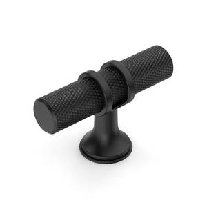 lot 18119 image: Coinkoly 10 Pack Matte Black Knurled Cabinet Knobs Kitchen Black Knobs Drawer Pulls Hardware for Cupboard