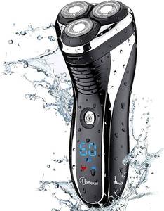 lot 18135 image: Hatteker Electric Shaver Rotary Razor Men Cordless Beard Trimmer Pop-Trimmer Waterproof