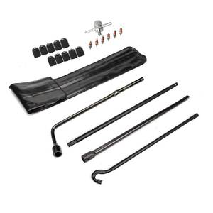lot 18138 image: Dr.Roc Spare Tire Tool Kit with Spare Tire Jack Handle and Wheel Lug Wrench Spare Tire Kit Compatible with Toyota Tundra 2007 to 2022 Toyota Sequoia 2008 to 2022