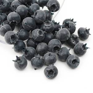 lot 18184 image: Luckforest Artificial Blueberry, 50Pcs Fake Blueberry Lifelike Blueberries Simulation Blue Berries Fake Fruit for DIY Craft Home Kitchen Cabinet Food Photography Props