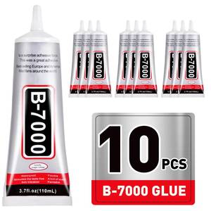 lot 18199 image: 10 PCS 110ml B7000 Glue Clear with Precision Tip, Rhinestones Glue, Craft Glue, Shoe Glue, Jewelry Glue for Rhinestone Crafts Shoes Jewelry Making DIY Craft Makeup Nail Art Glass