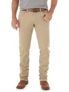 lot 18207 image: Wrangler Retro Slim Fit Straight Leg Jean, Fawn, 33W x 32L