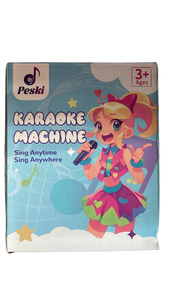 lot 19804 image: Peski Kids Karaoke Machine with Dual Microphones