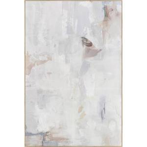 lot 19817 image: 58 x 38 Tonal Abstract Framed Canvas - Threshold�� designed with Studio McGee Modern Digital Art, Polystyrene Frame