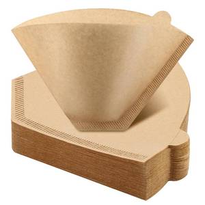 lot 20446 image: 100Pcs Coffee Filters #4, Unbleached Natural Coffee Filters 8-12 Cup, Disposable Coffee Filters, 4 Cone Paper Compatible with Ninja Coffee Maker, Pour Over and Drip Coffee Maker