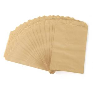 lot 4020 image: Brown Paper Gift Bags - Party Favor Pack