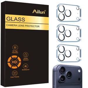 lot 4113 image: Ailun 3 Pack Camera Lens Protector for iPhone 17 Pro Max,Tempered Glass,9H Hardness,Ultra HD,Anti-Scratch,Case Friendly,Does not Affect Night ShotsNot for iPhone 1717 ProiPhone Air
