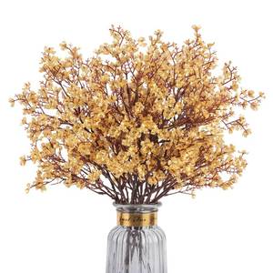 lot 4463 image: HIAGROW Babys Breath Artificial Flowers, 8 Bundles Gold Real Touch Fake Flowers Silk Flowers for Vase Home Office Wedding Spring Indoor Outdoor Centerpiece Table Party Decorations