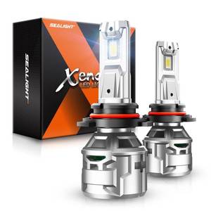 lot 4479 image: SEALIGHT 9005HB3 30000LM Bulbs, 6500K Cool White 9005 Fog Lights with 15000RPM Cooling Fan, 60,000-hour Ultra-long Lifespan, Plug-N-Play Headlight Housings Pack of 2