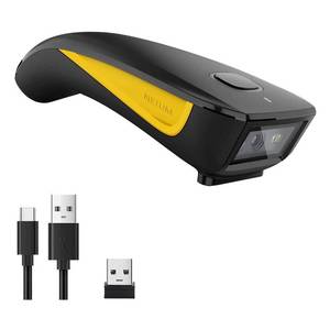 lot 4480 image: NETUM QR Code Scanner, Mini Barcode Scanner Bluetooth Compatible, Small Portable USB 1D 2D Bar Code Scanner for Inventory, 2.4G Cordless Image Reader for Tablet iPhone iPad Android iOS PC POS - C750