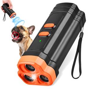 lot 4483 image: Nobineck Dog Bark Deterrent Device, 3X Stronger Ultrasonic Anti Barking Device with 23ft Range, Safe & Humane Behavior Corrector for Dogs (6 Mth-8 Yrs), Rechargeable for IndoorOutdoor Use (Orange)