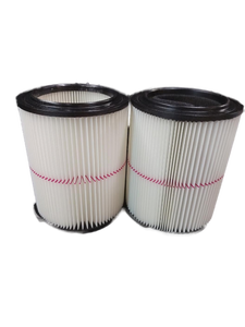 lot 5267 image: Shop-Vac Compatible Filter Cartridges - 2 Pack