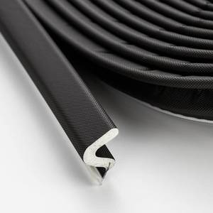 lot 5279 image: Weather Stripping Door Seal Strip - Soundproof Q-Shaped Foam for Exterior Door Frame, Large Gap Seal, Noise Cancelling, Easy to Install (Black, 40FT)