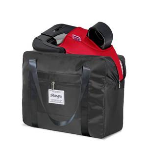 lot 6124 image: zhtangrui Backless Booster Seat Travel Bag for Airplane - Durable Car Seat Cover & Carrier for Easy Airplane Travel (black)