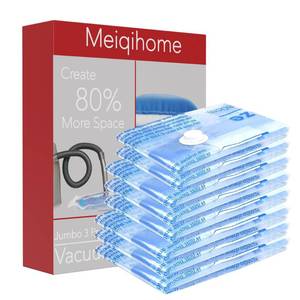 lot 6150 image: Vacuum Storage Bags , Small Space Saver Sealer Bags , Airtight Compression Bags for Clothes, Pillows, Comforters, Blankets, Beddings, Pack of 10