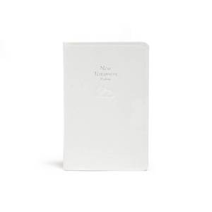 lot 6207 image: KJV Babys New Testament, White Imitation Leather