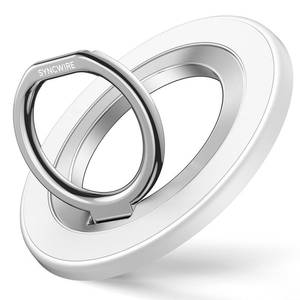 lot 6233 image: SYNCWIRE Magnetic Phone Ring Holder for MagSafe, 360° Rotation Cell Phone Grip Stand Finger Ring Kickstand Two-Sided Magnet Compatible with iPhone 17 Pro Max 16 15 14 13 12 MagSafe Accessories