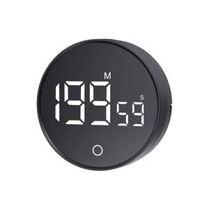 lot 6237 image: Magnetic Digital Kitchen Timer, 3 Volume Levels LED Display Visual CountdownCountup Timer with Adjustable Stand for Cooking, Baking, Studying, Teaching & Fitness, Energy Saving Auto Dim Feature