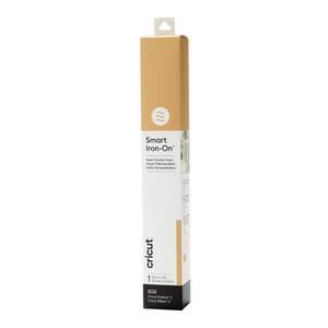 lot 6280 image: Cricut Smart Iron On, Gold - 3ft Roll (13x36) Heat Transfer Vinyl for Maker & Explore Machines- Matless Cutting for Long cuts up to 12ft
