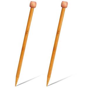 lot 6368 image: 10 mm Bamboo Knitting Needle Straight Single Pointed 10 Inch Long Wooden Knitting Needles Wooden Sweater Thick Knitting Needles for Beginners, Sock, Scarf, Handmade DIY Knitting & Crochet Supplies