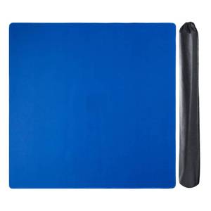 lot 6388 image: GUSTARIA Large Mahjong Mat with Black Carrying Bag (Blue,31.5 inches), Anti Slip and Noise Reduction Table Cover for Mahjong, Poker, Card Games, Dominoes, Board Games, Slip Resistant Mat