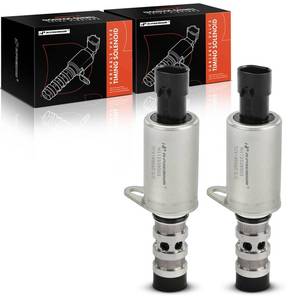 lot 6414 image: A-Premium 2-PC Intake and Exhaust Engine Variable Valve Timing (VVT) Solenoid Compatible with Chevrolet Cruze 2011-2015, Cruze Limited 2016, Sonic, Trax, Aveo, Aveo5 & Pontiac G3 & Saturn Astra