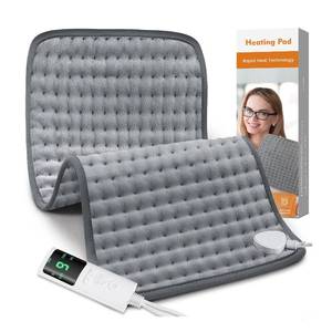 lot 6416 image: Heating Pad for Back Pain Relief, Heating Pads for Period Cramps with 9 Heat Settings & 4 Timers Auto-off, Machine Washable, Dry & Moist Heat, Soft Electric Heating Pad for Sore Muscles,Gift,12�24