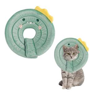 lot 6422 image: FRIUSATE Cat Cone Collar Soft, Cute Cat Recovery Collar Soft Adjustable Cat Cones to Stop Licking Comfortable Breathable Lightweight Neck Cone for Cats Kittens Pet After Surgery