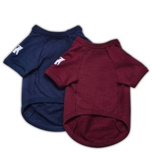 lot 11451 image: Koneseve Dog Shirts Soft Cotton Dog Clothes Stretchy T-Shirt for Small Medium Large Dogs Cat Shirt Breathable Puppy Outfit Kitten Apparel Pet Pullover Tee Blank Basic Sweatshirt 2-Pack Blue & Red 5XL