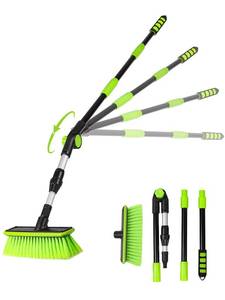 lot 11536 image: 59 PBT 180°Rotatable Car Wash Brush with Long Handle New Process Not Easy to Produce Floating Hair Suitable for Snow Sweeping SUV MPV Truck Rv Caravan Indoor Outdoor Cleaning Window Wheel