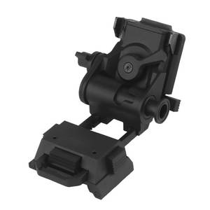 lot 12109 image: CMAIR4U Night Vision Goggle L4G24 Mount,Airsoft Helmet Nylon NVG Mount for PVS15 PVS18 PGPNVG18 Night Vision Goggle (Black)