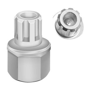 lot 12166 image: JEUCLEL 549PT Wheel Locking Nut Key Compatible with VW Volkswagen Audi VAG, Wheel Lock Nut Socket Adapter, Wheel Anti-Theft Lug Nut Removal Tool, Anti-Theft Screw Remover