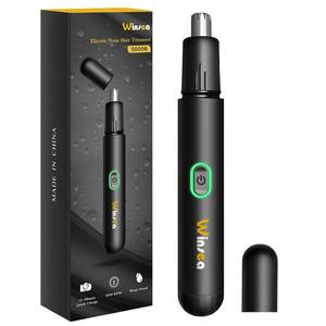 lot 12189 image: Winsea Precision Nose Hair Trimmer �� 360° Safe & Efficient Electric Trimming, USB Rechargeable, Waterproof, for Nose, Ear, Eyebrows, and Beard Grooming