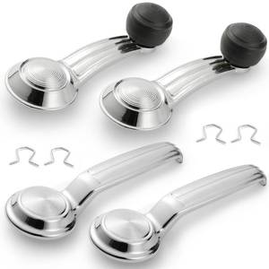 lot 12209 image: Lcyolada Window Crank Handle & Interior Door Handle Set for 1967-1996 BuickChevroletGMC Trucks SUVs Models,Chrome,Set of 4