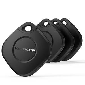 lot 12228 image: Air Tracker Tag 4 Pack Bluetooth Item Finder with Apple Find My APP (iOS Only), Item Locator for Keys Finder, Luggage Tracker, Bags Wallets Tracking, IP67 Waterproof Smart Tag
