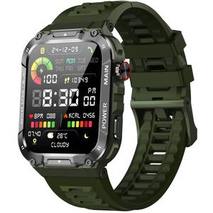lot 12245 image: Military Smart Watch for Men with Call Function,Fitness Smartwatch for Android Phones and iPhone,Waterproof Fitness Tracker with Blood OxygenHeart RateSleep100 Sport Modes, Watches for Men