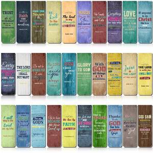 lot 12249 image: Chinco 30 Pcs Magnetic Christian Bookmarks - Bible Verse Inspirational Scripture Page Clips, Religious Prayer Bookmarks for Women, Kids, Teachers, Church Supplies & School Gifts(Vintage)