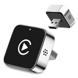 lot 12258 image: 2026 Upgraded Wireless Carplay Adapter, Convert Wired to Wireless for CarPlay��Android Auto, Car Play Adapter for iPhone Mini Small Size, USBType-C Plug and Play with iOS Android 10.